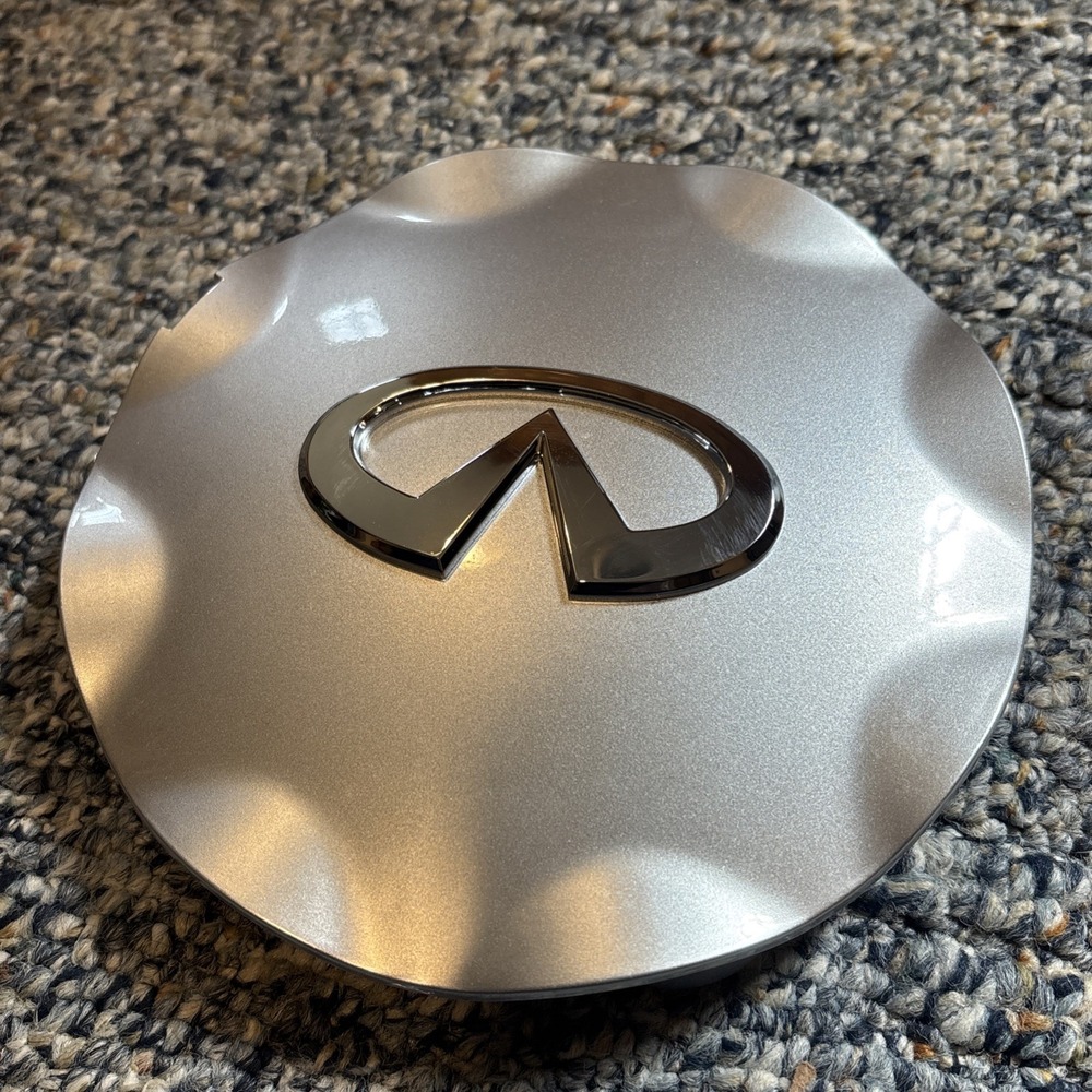 INFINITI Emblem CENTER CAP (1) SILVER FOR 2007-2013 G35 37 SF1803026-18" WHEEL